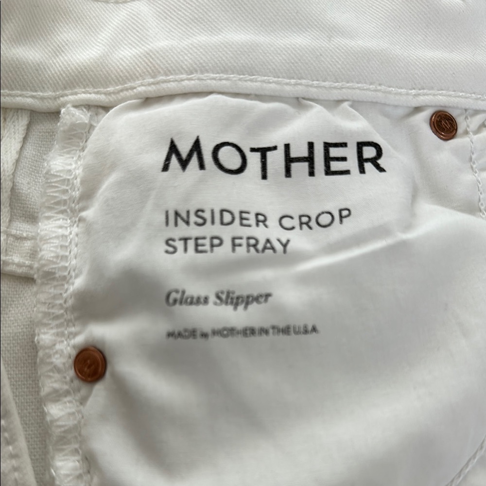 Mother Insider Crop Step Fray Jeans